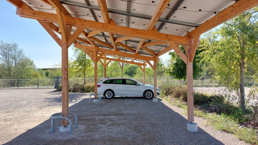 Timber Solar Carports Material