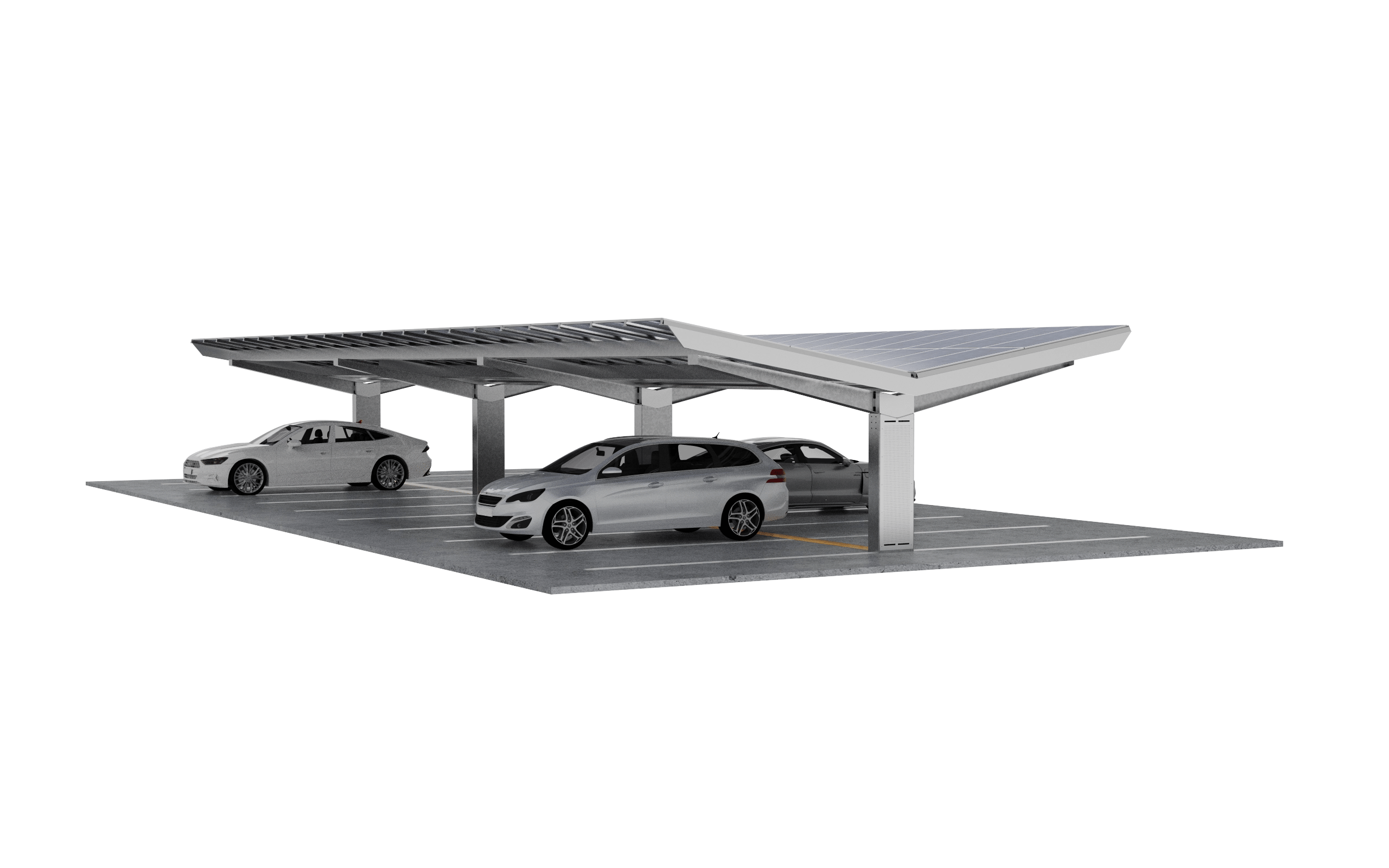 Gradasol Solar Carpark Structure