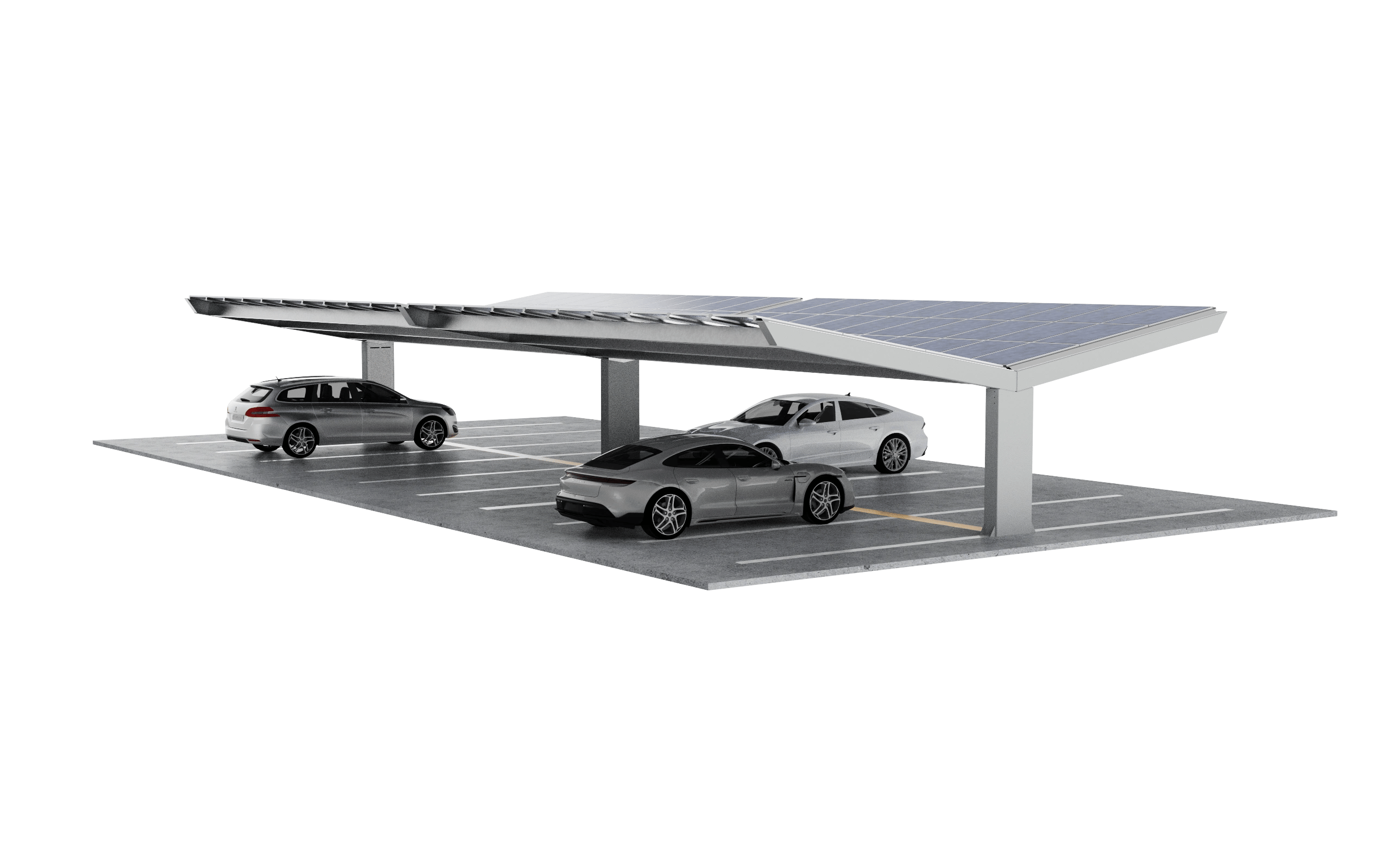 Gradasol Max Solar Carpark structure