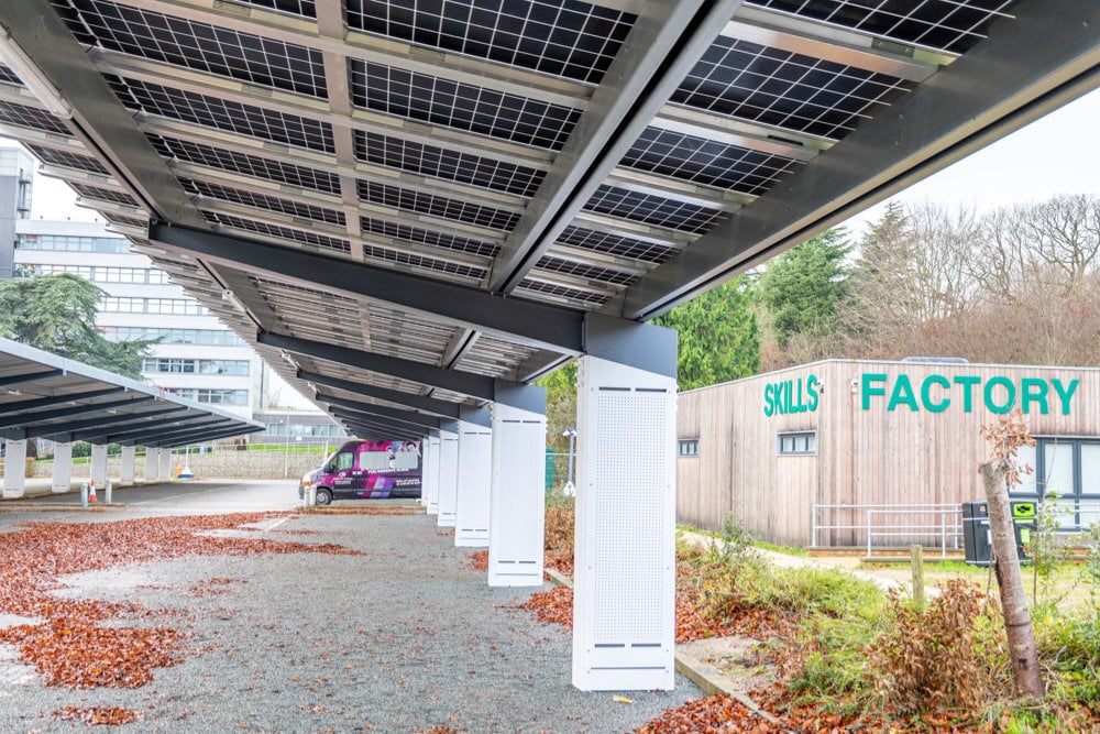 Mid Kent College Solar Carport (25)