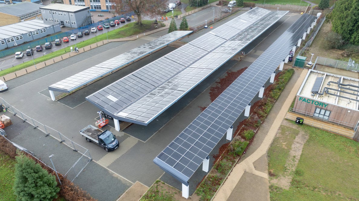 Mid Kent College Solar Carport (8)