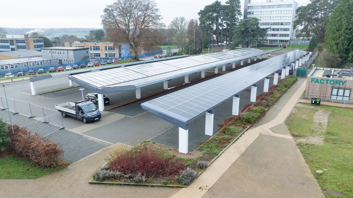 Mid Kent College Solar Carport (9)