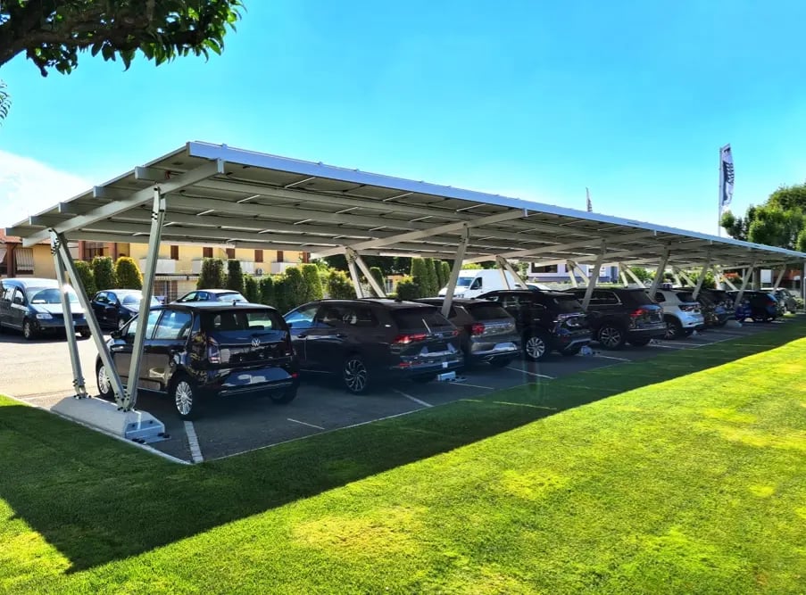 Solspan Valasol Solar Carport - renewable energy