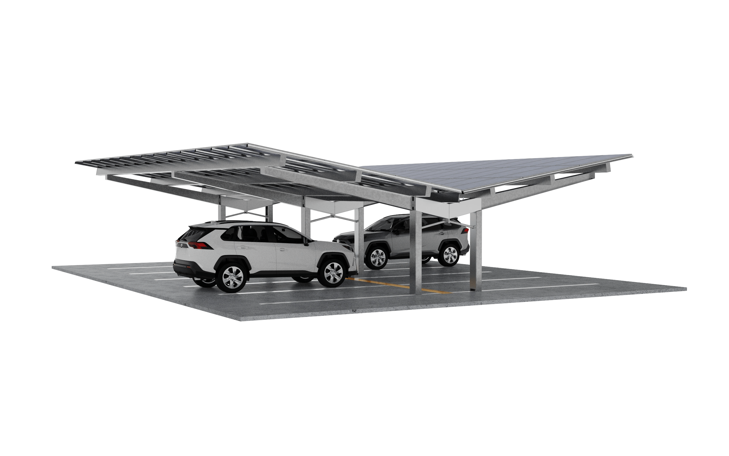 Stilosol Plus Solar Carport Carpark Structure