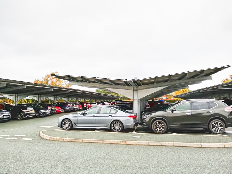 Utilisol Solar Carport - double roof